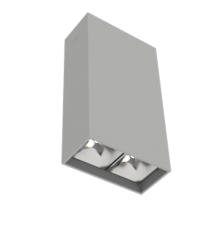 Светодиодный светильник DL-Box Reflect Multi 1x2 накладной 8 Вт 4000 К 80х40х150 мм RAL7045 серый муар DALI  V1-R0-70251-20D55-2000840  VARTON