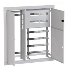 Щит этажный до 4 кв. без окна слаботочка слева (1000х950х150)  Basic mb28-v-boz EKF