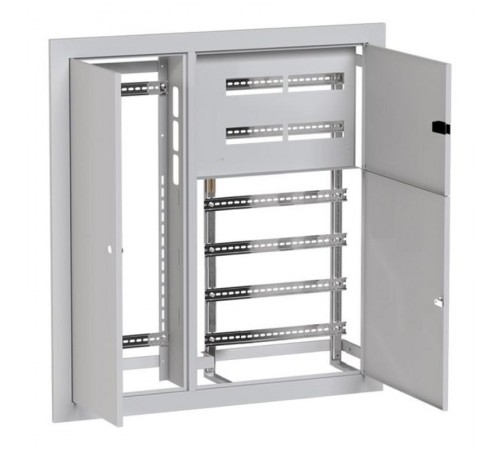 Щит этажный до 4 кв. без окна слаботочка слева (1000х950х150)  Basic mb28-v-boz EKF