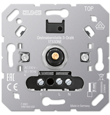 Роторная спутниковая вставка 3-проводная  1733DNE  Jung