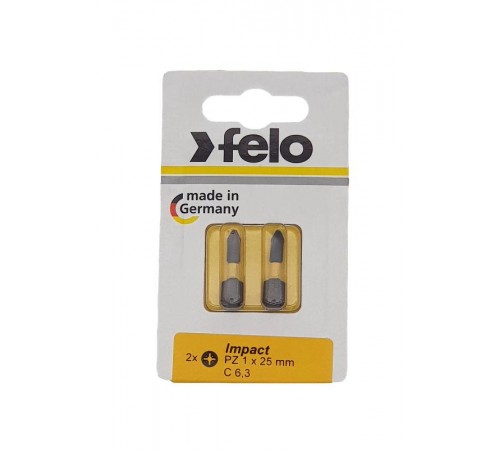 Бита крестовая ударная серия Impact PZ 1X25,2 шт  02101241  Felo