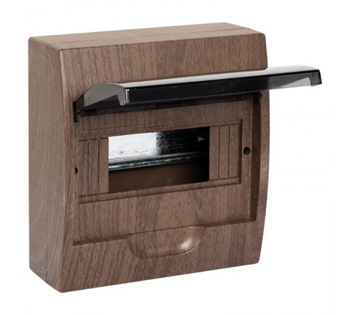 Щит распределительный навесной ЩРН-П- 8 темное дерево IP41 EKF PROxima  pb40-n-8-dark  EKF