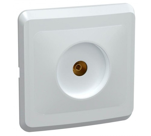 ВЕГА белый Розетка 1-местная телевизионная TV РТВ10-ВБ  EAV10-K01-DM  GENERICA