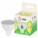 Лампа светодиодная  GREEN LINE LED MR16-6W-830-GU5.3 GL GU5.3 6 Вт софит теплый свет  Б0067076  ЭРА