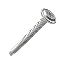 Саморез с прессшайбой сверло усиленный ГОСТ 4,2х45 (1000 шт/1000 шт уп/кор) Промрукав  PR17.00356  Промрукав