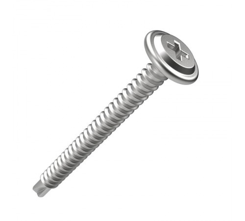 Саморез с прессшайбой сверло усиленный ГОСТ 4,2х45 (1000 шт/1000 шт уп/кор) Промрукав  PR17.00356  Промрукав