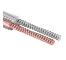 Кабель акустический 2х1,50 мм прозрачный SILICON (бухта 100 м)  01-6306  REXANT