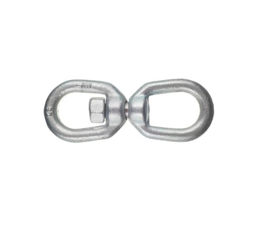 Вертлюг петля-петля оцинк. 12мм (1 шт) - ярлык ( 0,625 кг)  112755  Tech-KREP