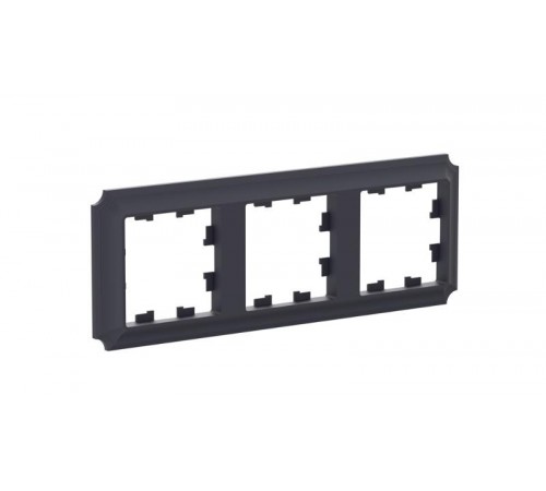 AtlasDesign Antique Рамка 3-ая, универсальная, Карбон  ATN101003  SE