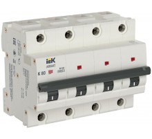 Автоматический выключатель четырехполюсный M10H 4P K 80А ARMAT  AR-M10H-4-K080  IEK