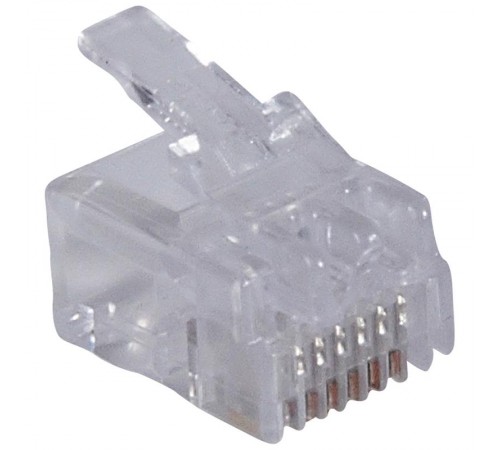 Вилка RJ 12 - 6 контактов - ширина 9,65 мм  051702  Legrand