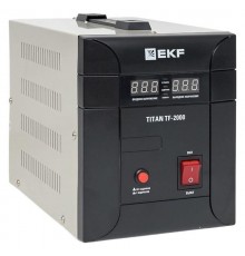 Стабилизатор напряжения электронный напольного исполнения модернизированый TITAN -ТF-2000  stab-TF-2000 EKF