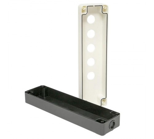 Корпус КП105 пластиковый 5 кнопок белый EKF PROxima  cpb-105-w  EKF