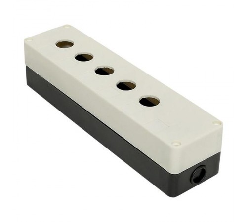 Корпус КП105 пластиковый 5 кнопок белый EKF PROxima  cpb-105-w  EKF