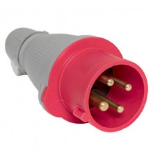 Вилка переносная 014 3Р+РЕ 16А 380В IP44 EKF PROXIMA  ps-014-16-380-PRO  EKF