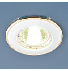 Светильник точечный встраиваемый 7002 MR16 WH/GD белый/золото  a035074  Elektrostandard