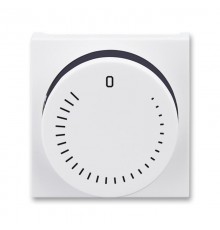 ABB Levit Белый / дымчатый чёрный Накладка для механизма регулирования скорости вращения вентилятора  3294H-A00130 62  2CHH940130A4062  ABB