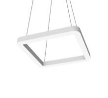 Светодиодный светильник Enso Q 590х590х40 мм 32 Вт 4000 K подвесной RAL9003 белый матовый с рассеивателем опал  V1-R0-0Q524-30000-2003240  VARTON