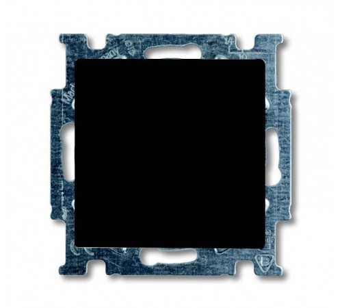 ABB Basic 55 Шато (чёрный) Выключатель 1-клавишный  1012-0-2174   2CKA001012A2174  ABB