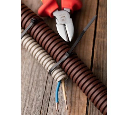 Хомут нейлоновый ЧЕРНЫЙ 3,6х180 (уп./100шт) EKF Simple  plc-cb-3.6x180  EKF