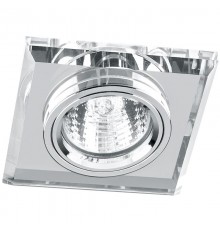 Светильник точечный встраиваемый под лампу 8170-2 MR16 50W G5.3 серебро, серебро/ Silver-Silver  19719  FERON