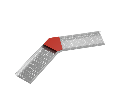 Крышка горизонт. угла 45 гр. 400 мм "ПЛЮС" HD  KGLplus45-400 HD   КМ-профиль