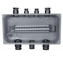 Коробка клеммная У-615 У2, 20 клемм, IP65 (металлические вводы)   ET011239   Электротехник