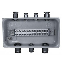 Коробка клеммная У-615 У2, 20 клемм, IP65 (металлические вводы)   ET011239   Электротехник