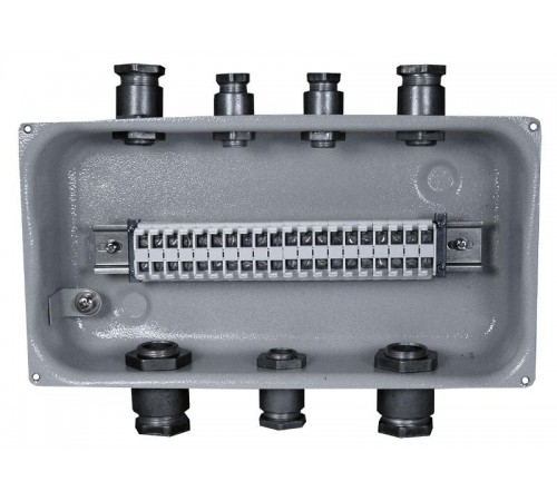 Коробка клеммная У-615 У2, 20 клемм, IP65 (металлические вводы)   ET011239   Электротехник