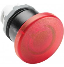 Кнопка MPM1-11R ГРИБОК красная (только корпус) без фиксации с подсветкой 40мм  1SFA611124R1101  ABB