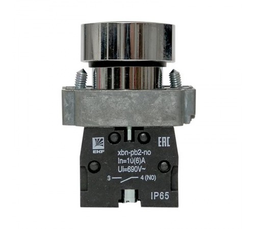 Кнопка BA21 черная NO IP65 PROxima  xb2-ba21-65  EKF