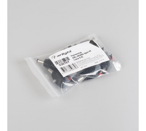 Коннектор ARL-MONO-2pin-M (Jack 5.5) (arlight, -)  030747  Arlight