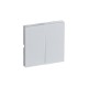 Клавиша для мех. 2-клавишных выключателей/переключателей/кнопок серия solo/future цвет davos/альпийский белый  1751-0-3076   2CKA001751A3076  ABB