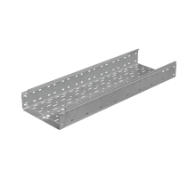 Лоток перф. 100х300х1,5 L6000 мм "Быстрый монтаж ПЛЮС" HD  LPplus100-300-1.5-6000 HD  КМ - профиль