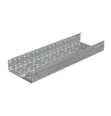 Лоток перф. 100х300х1,5 L6000 мм "Быстрый монтаж ПЛЮС"  LPplus100-300-1.5-6000  КМ - профиль