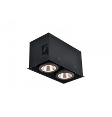 Светильник светодиодный ДВО ZIP B 215 2*15 BL D40 (w/o driver) 30Вт 3000К IP20  1275000360  Световые Технологии