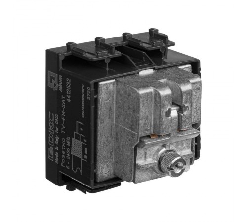 Розетка TV-FM-SAT модульная, "Avanti", "Черный матовый", 2 модуля  4412532  DKC