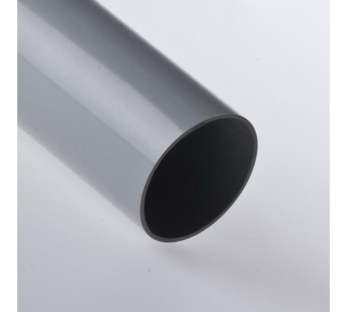 Труба жесткая гладкая ПВХ 32мм лёгкая 3м (60м/уп) серый  53200(3)  Рувинил