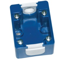 Коробка монтажная для розетки встраиваемой. Серая. IP44  DISB038GR  DKC