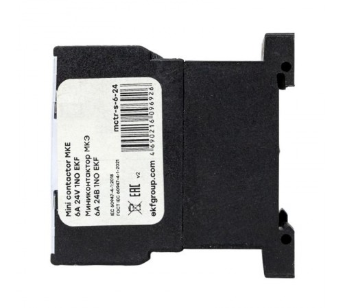Миниконтактор МКЭ 6А 24В 1NO EKF PROxima  Mctr-s-6-24  EKF