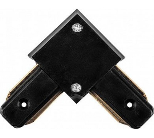 Коннектор для однофазного шинопровода LD1001 угловой черный  10325  FERON