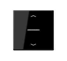 Клавиша для KNX кнопки, 1 группа, с окошком, символы стрелки; термопласт; черный  A101KO5PBFSW  Jung