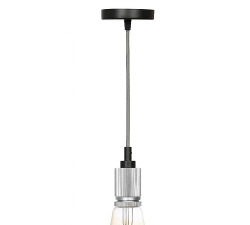 Светильник накладной подсветка PL13 E27 - 8 CH , цоколь Е27, провод 1 м, цвет хром (60/360)  Б0048529  ЭРА