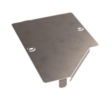 Крышка переходника левого Стандарт INOX (AISI 409) 300х200  PR16.5647  Промрукав