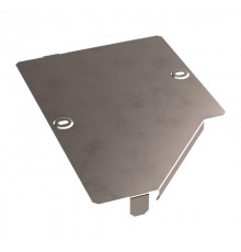 Крышка переходника левого Стандарт INOX (AISI 409) 300х200  PR16.5647  Промрукав