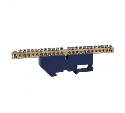 Шина нулевая с изолятором OptiKit  BB-D-N-DIN-24-6х9 синий  277852  КЭАЗ