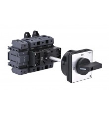 Выключатель-Разъединитель 4P 125A IP20 С ЧЁРНОЙ выносной рукояткой на дин-рейке/плате  MSD125440B  SE