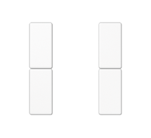 комплект накладок 2гр белый  A502TSAWW  Jung