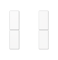 комплект накладок 2гр белый  A502TSAWW  Jung
