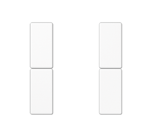 комплект накладок 2гр белый  A502TSAWW  Jung